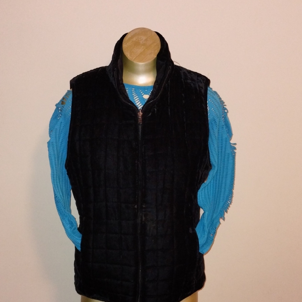 RL Reversible Velvet Vest M